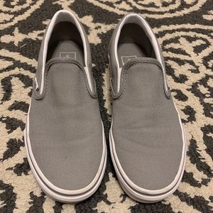 Gray van classic slip-on